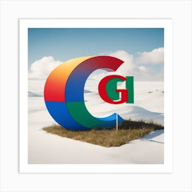 Google Logo Art Print