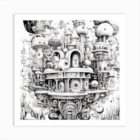 City In The Sky Art Print