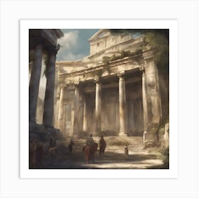 Roman Ruins Art Print