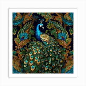 Peacock 2 Art Print