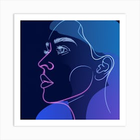 Portrait Of A Woman 21 Art Print