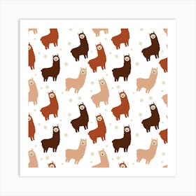 Alpacas Art Print