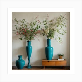 Three Vases Art Print