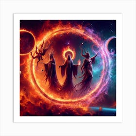 Satanic Art Art Print