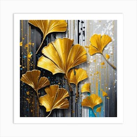 Ginkgo Leaves 10 Art Print