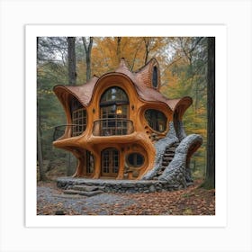 House In The Woods Art Print