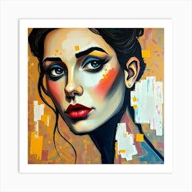 Portrait Of A Woman Art Print