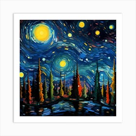 Starry Night 27 Art Print