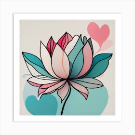 Lotus Flower 44 Art Print