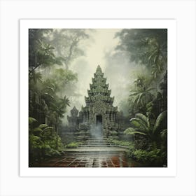 Temple In The Jungle 7 Art Print