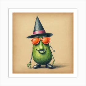 Pickle Witch Art Print