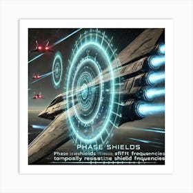 Celestial Scythe Phase Shields Art Print