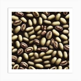 Coffee Beans Background 4 Art Print