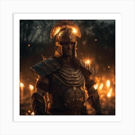 Sparta Warrior Art Print