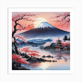 Mt Fuji 2 Art Print