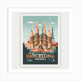 Barcelona 1 Art Print