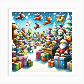 Super Kids Creativity:Santa'S Workshop Art Print