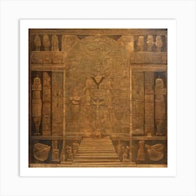 Egyptian Temple 1 Art Print