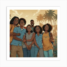 Family Vacation Art Print