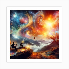 Elements Of A Painting Art Print