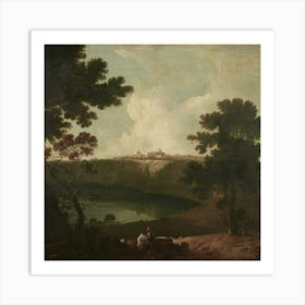 View Of A Lake 2 Art Print