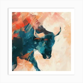 Bull Painting 2 Art Print