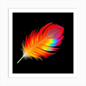 Feather Feather Feather 3 Art Print