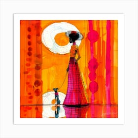 Model Pets 23 - Fashion Design Art Print