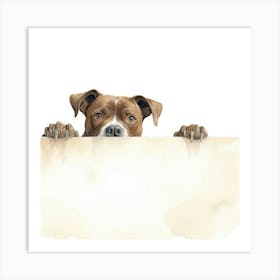 Staffordshire Bull Terrier Dog Art Print