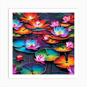 Lotus Lily 1 Art Print