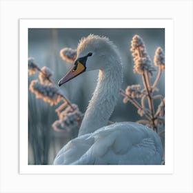 Swan Beak 1 Art Print