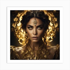 Golden Empress 1 Art Print