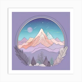 Mountain Landscape Art Print