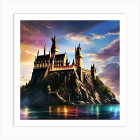 Hogwarts Castle 22 Art Print