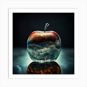 Apple In The Sky Art Print