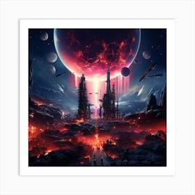 Space City 6 Art Print