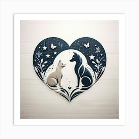 Heart Of Love 3 Art Print