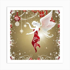 Christmas Angel 7 Art Print