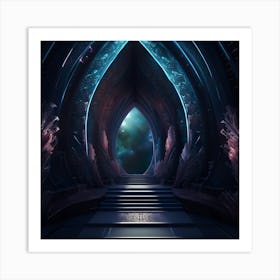 Fractal Archway Art Print