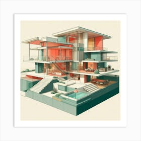 Modern House Art Print