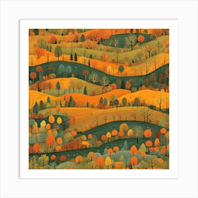 Autumn Landscape 11 Art Print