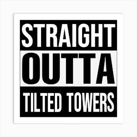 Tilted Towers Art Print