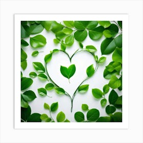 Intersection of nature and love 5 Art Print