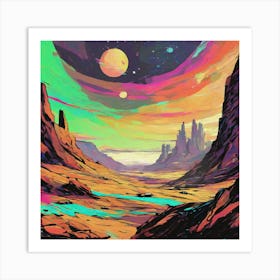 Landscape Painting Art Print