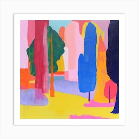 Abstract Park Collection Hyde Park Sydney Australia 4 Art Print