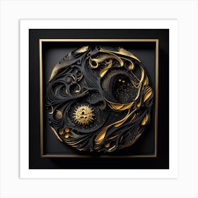 Yin And Yang Art Print