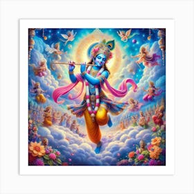 Lord Krishna 17 Art Print