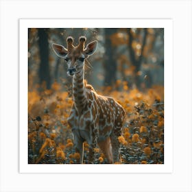 Giraffe 105 Art Print