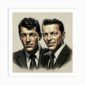 Frank and Dean Art Print