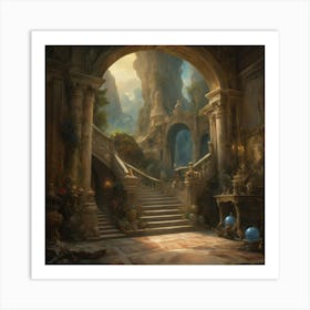 Fantasy Painting art print paintings Art Print